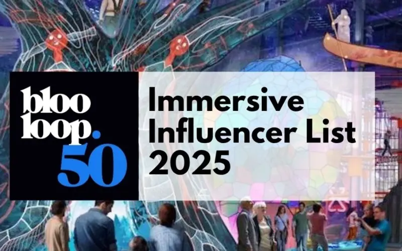 blooloop 50 Immersive Influencer List 2025