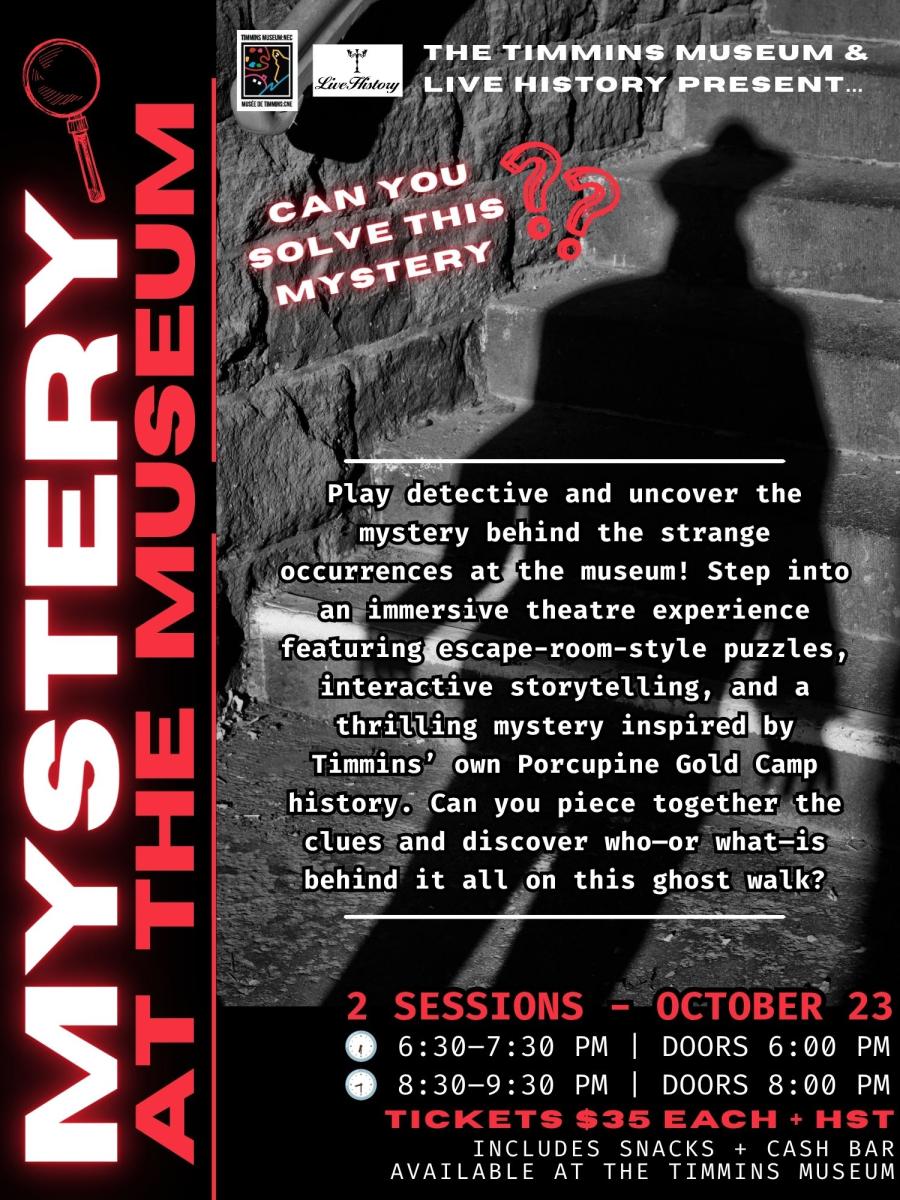 Behind Glass: A ghost walk in the Timmins Museum Immersive Event - Main Image