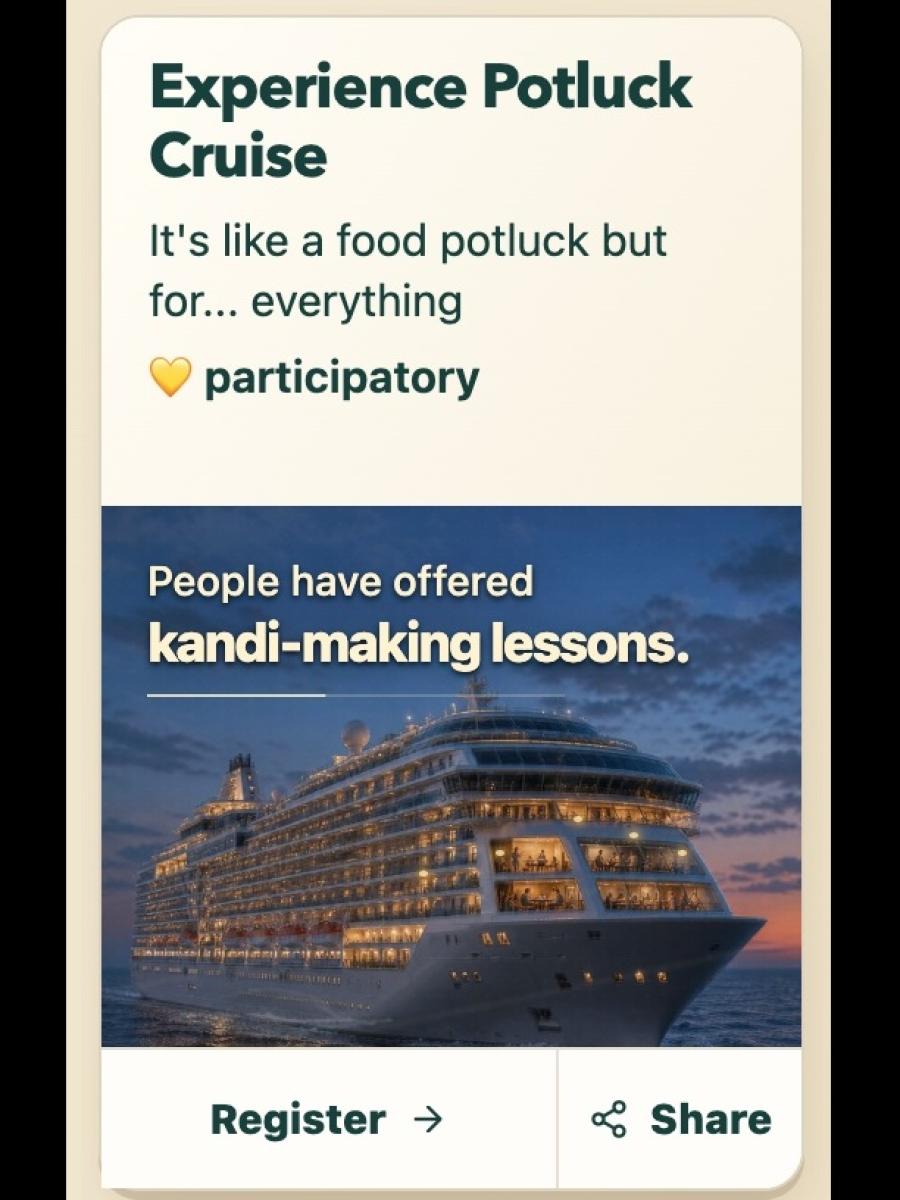 Experience Potluck Cruise! Immersive Event - Main Image