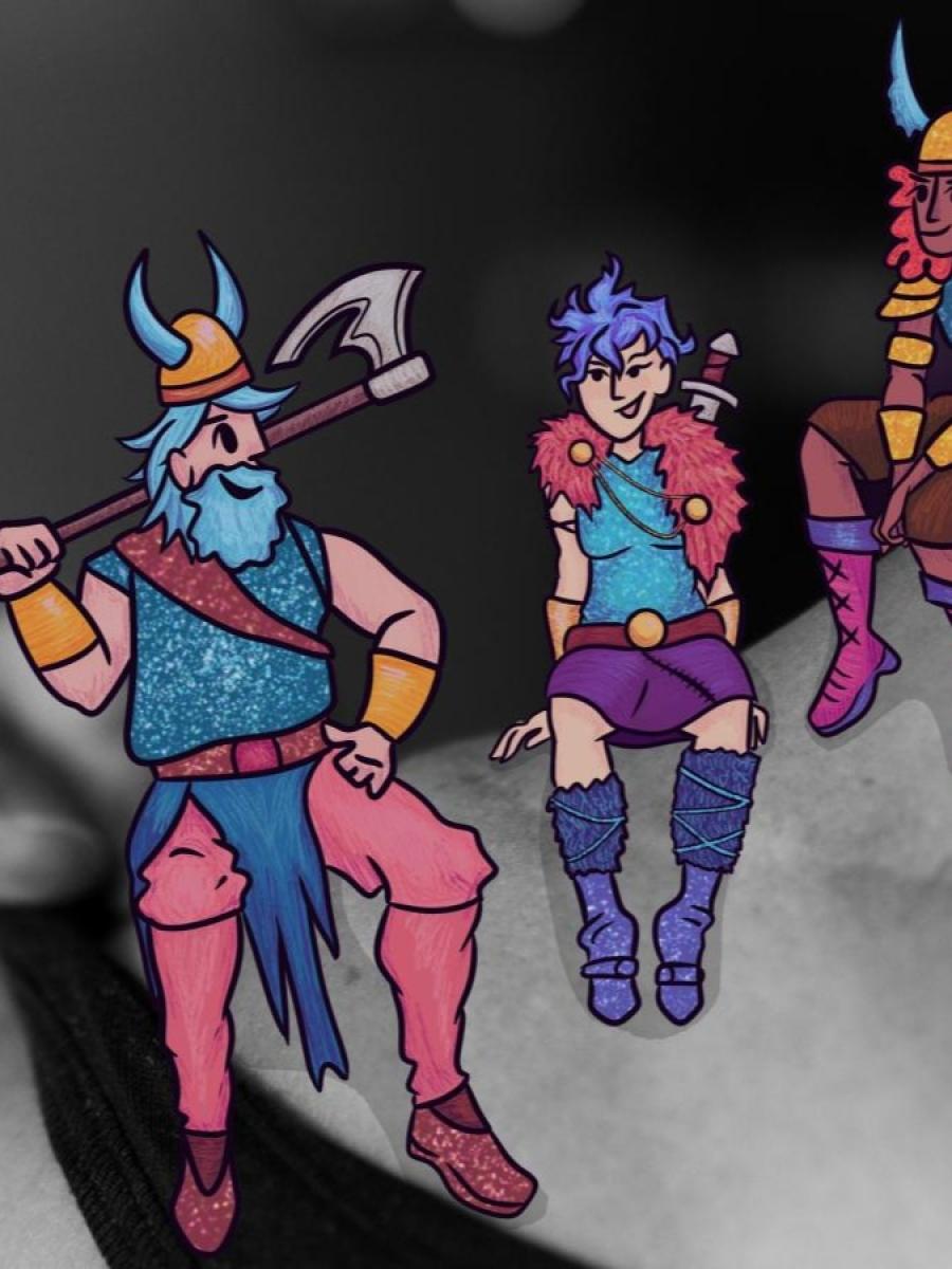 Glitter Vikings of a Wolfish God (Zoom show) Immersive Event - Main Image