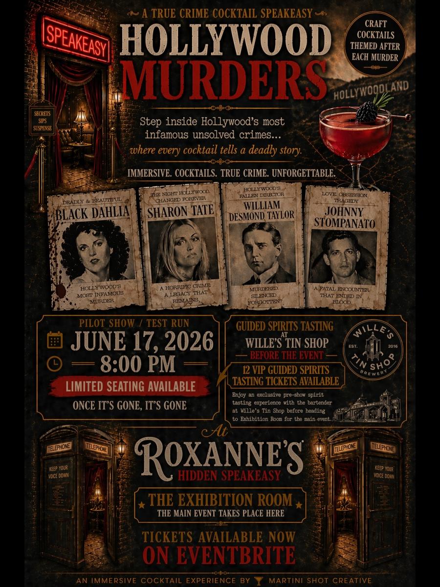 Hollywood Murders Speakeasy Immersive Event - Main Image