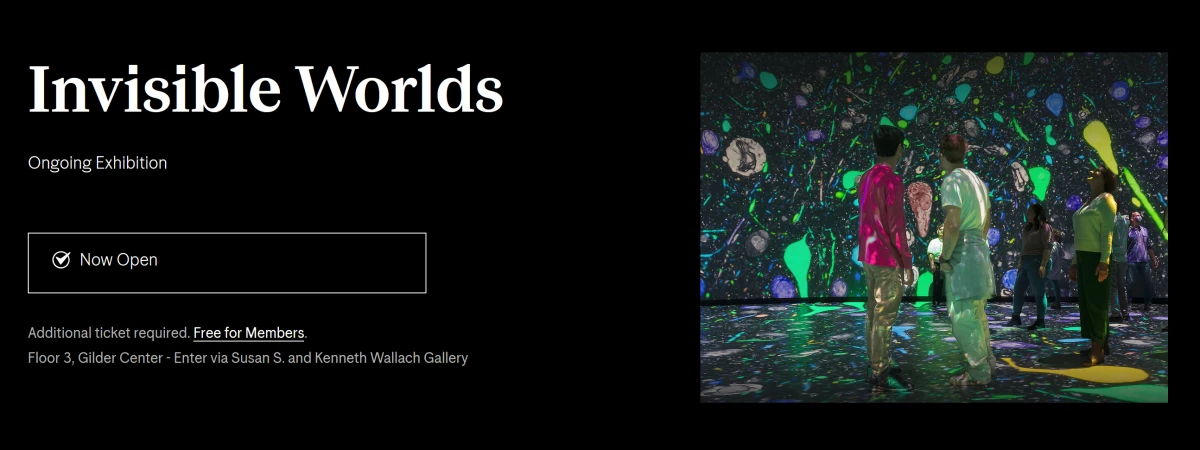 Invisible Worlds Immersive Experience Immersive Event - Main Image