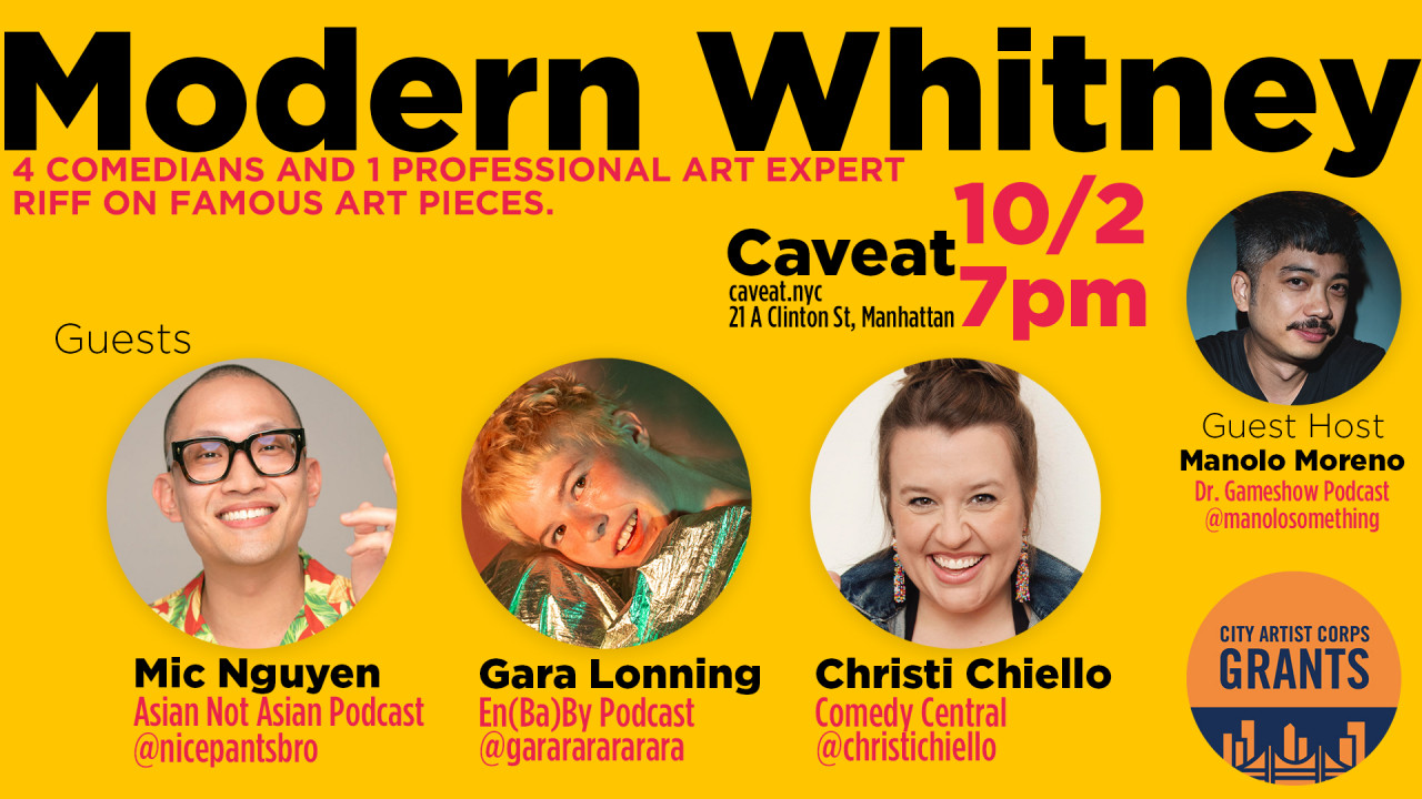 Modern Whitney: A Comedy Panel Show about Art Immersive Event - Main Image