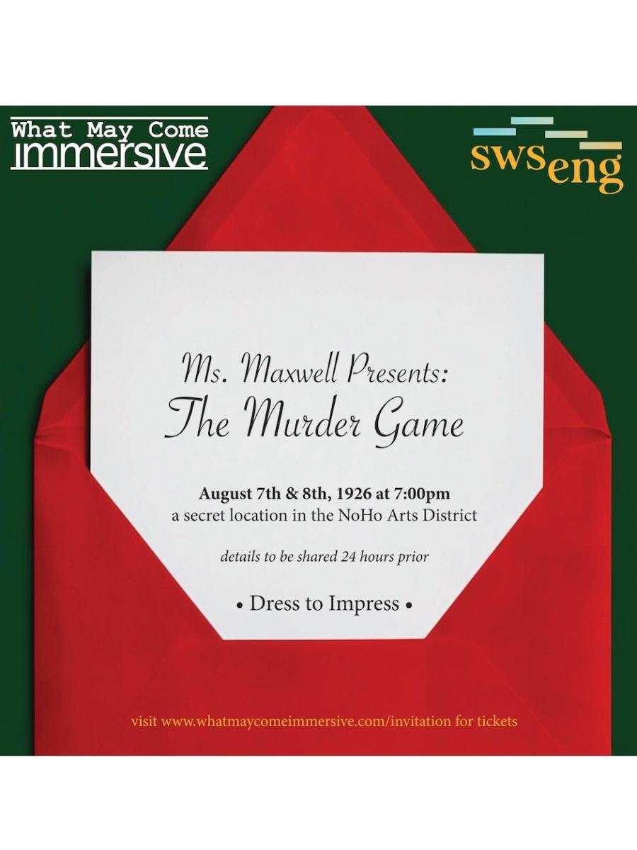 Ms. Maxwell Presents: The Murder Game Immersive Event - Main Image