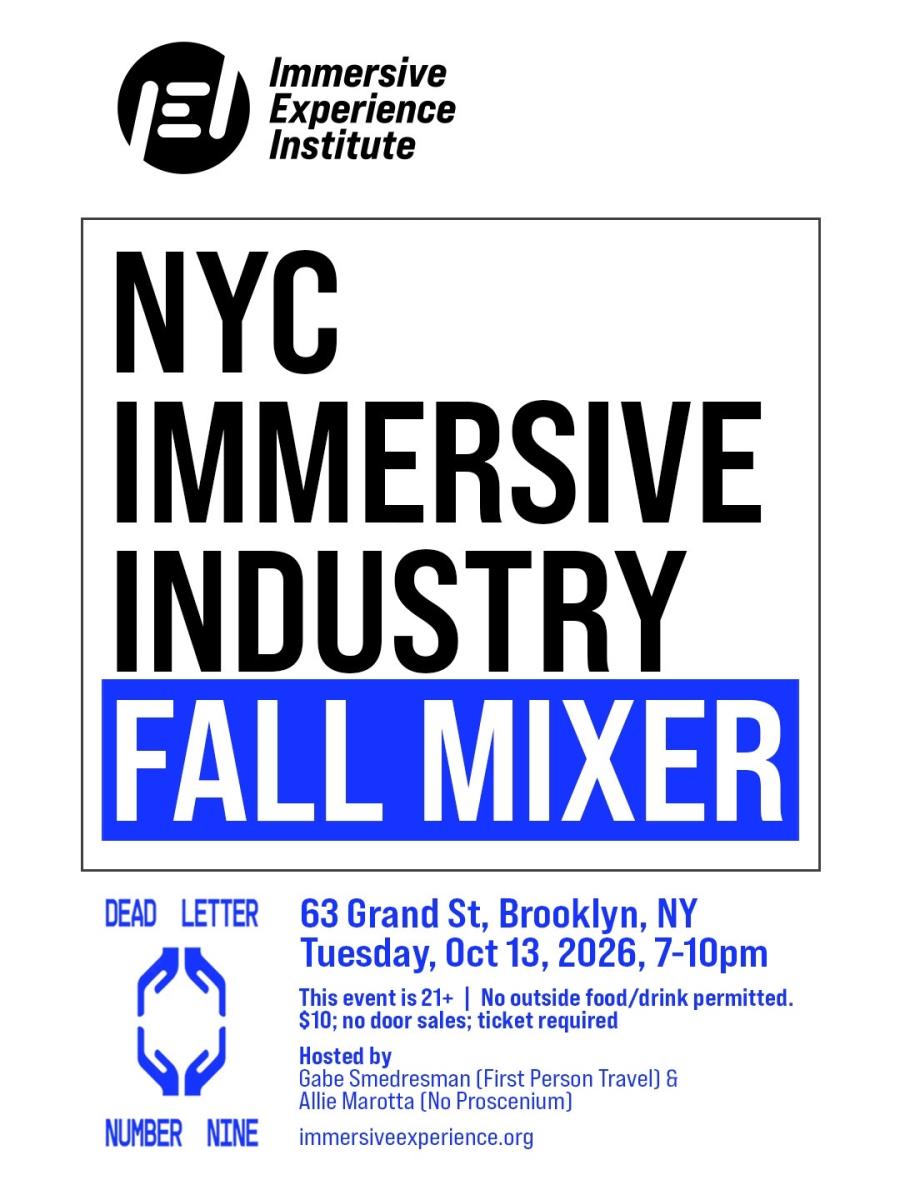 NYC Immersive Industry Fall Mixer Immersive Event - Main Image