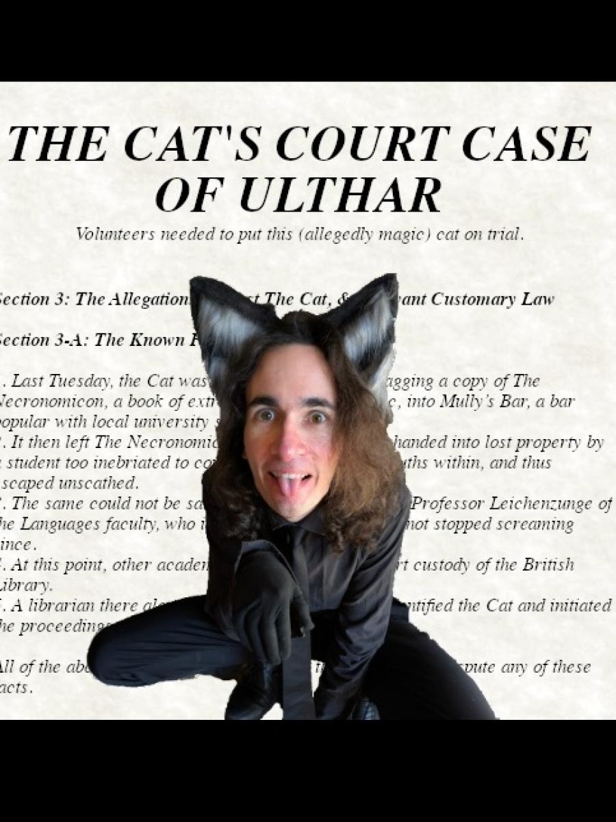 The Cat's Court Case of Ulthar Immersive Event - Main Image