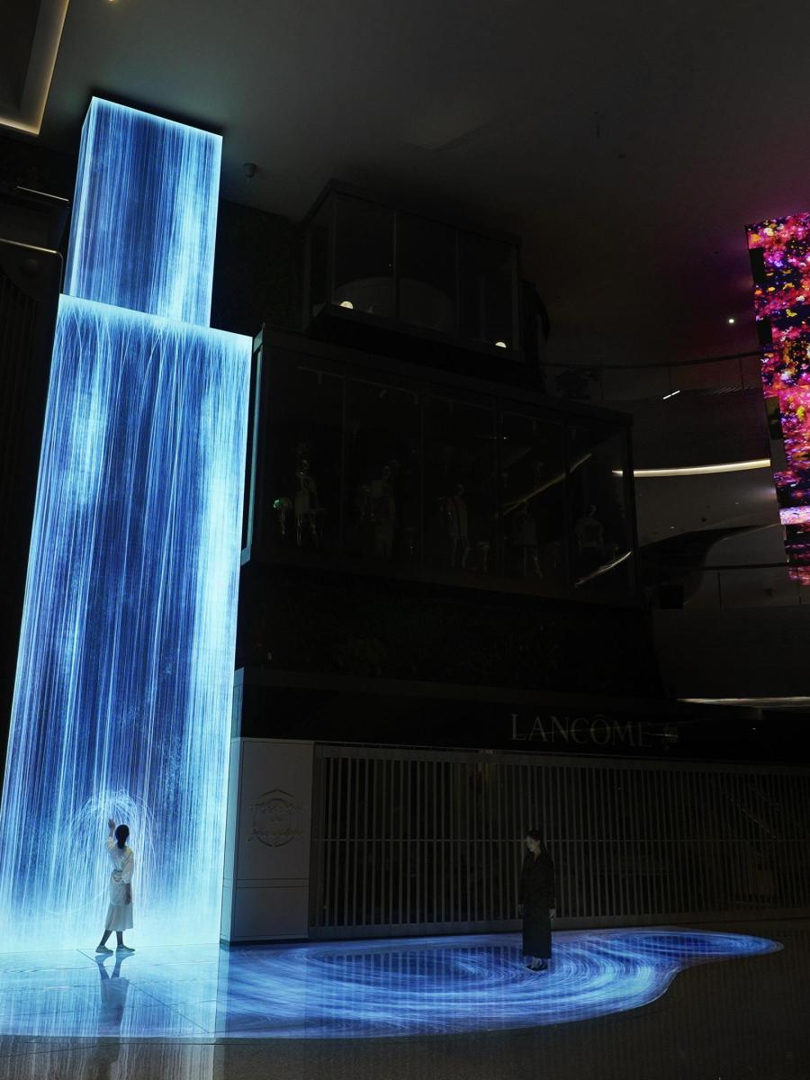 The Waterfall and People Create Vortices Immersive Event - Main Image