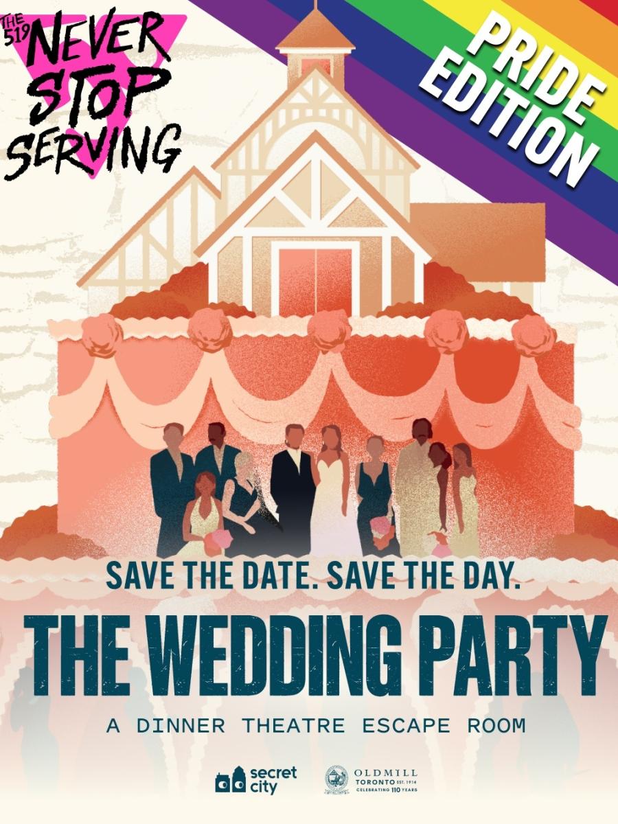 The Wedding Party Pride Edition - A Dinner Theatre Escape Room Immersive Event - Main Image