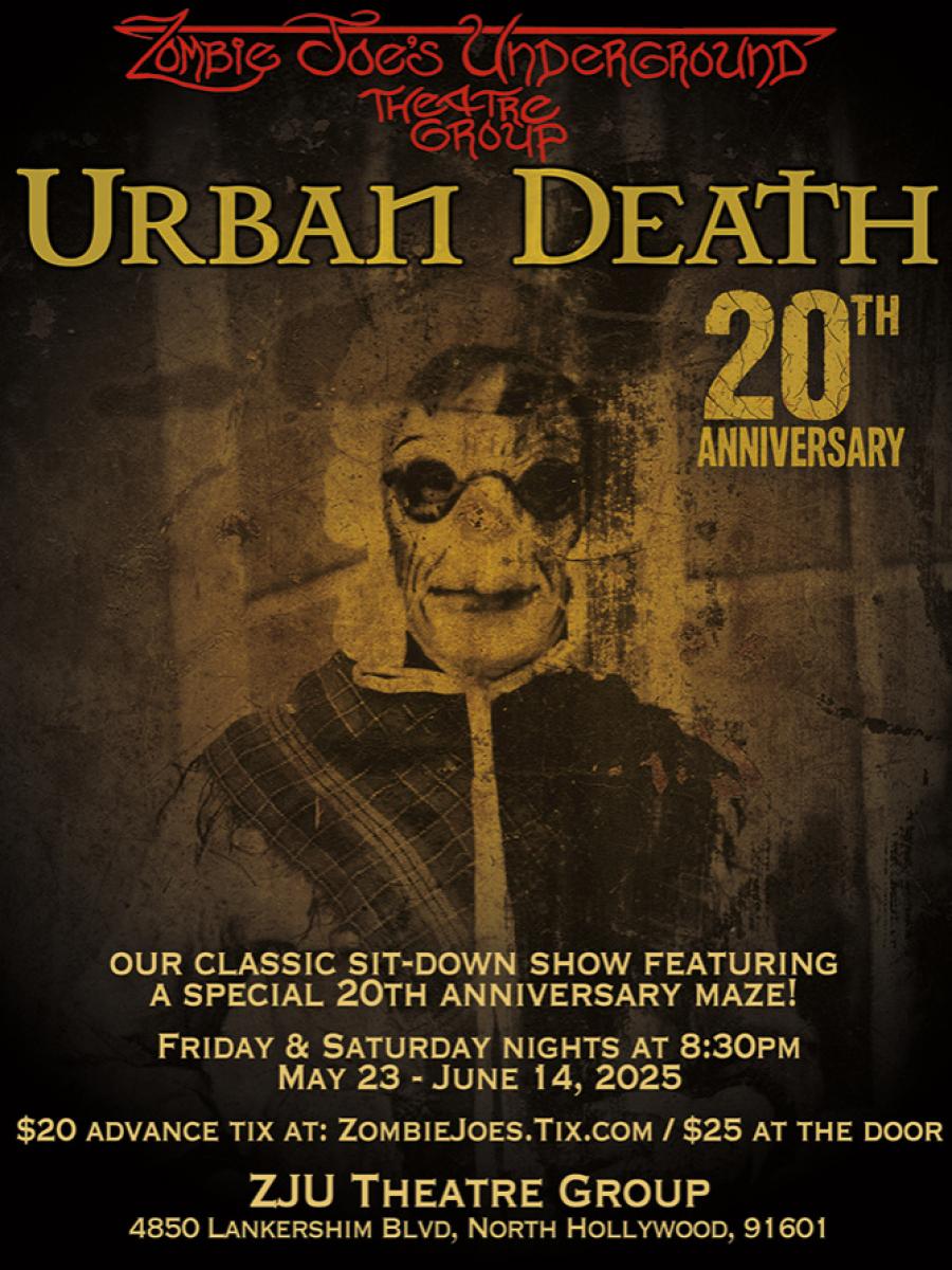 URBAN DEATH 20th Anniversary Maze Immersive Event - Main Image
