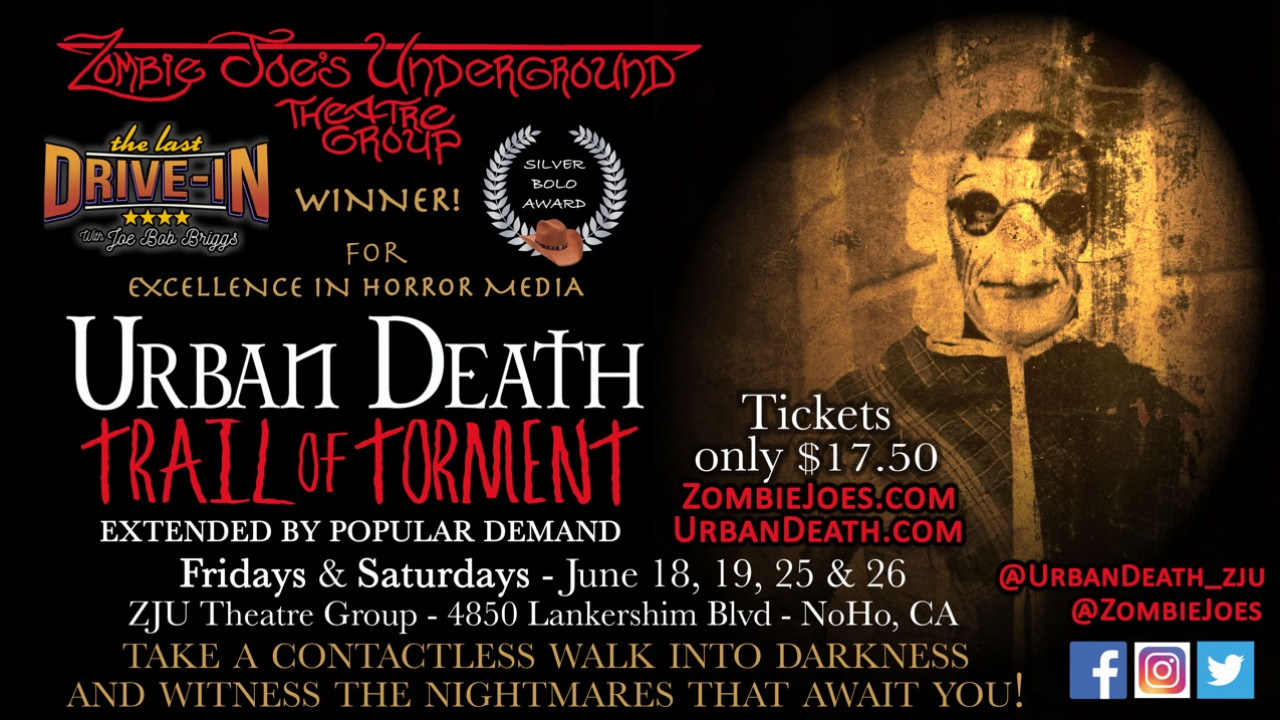 URBAN DEATH TRAIL OF TORMENT: Haunted Walk-Thru Theatre Attraction! Immersive Event - Main Image